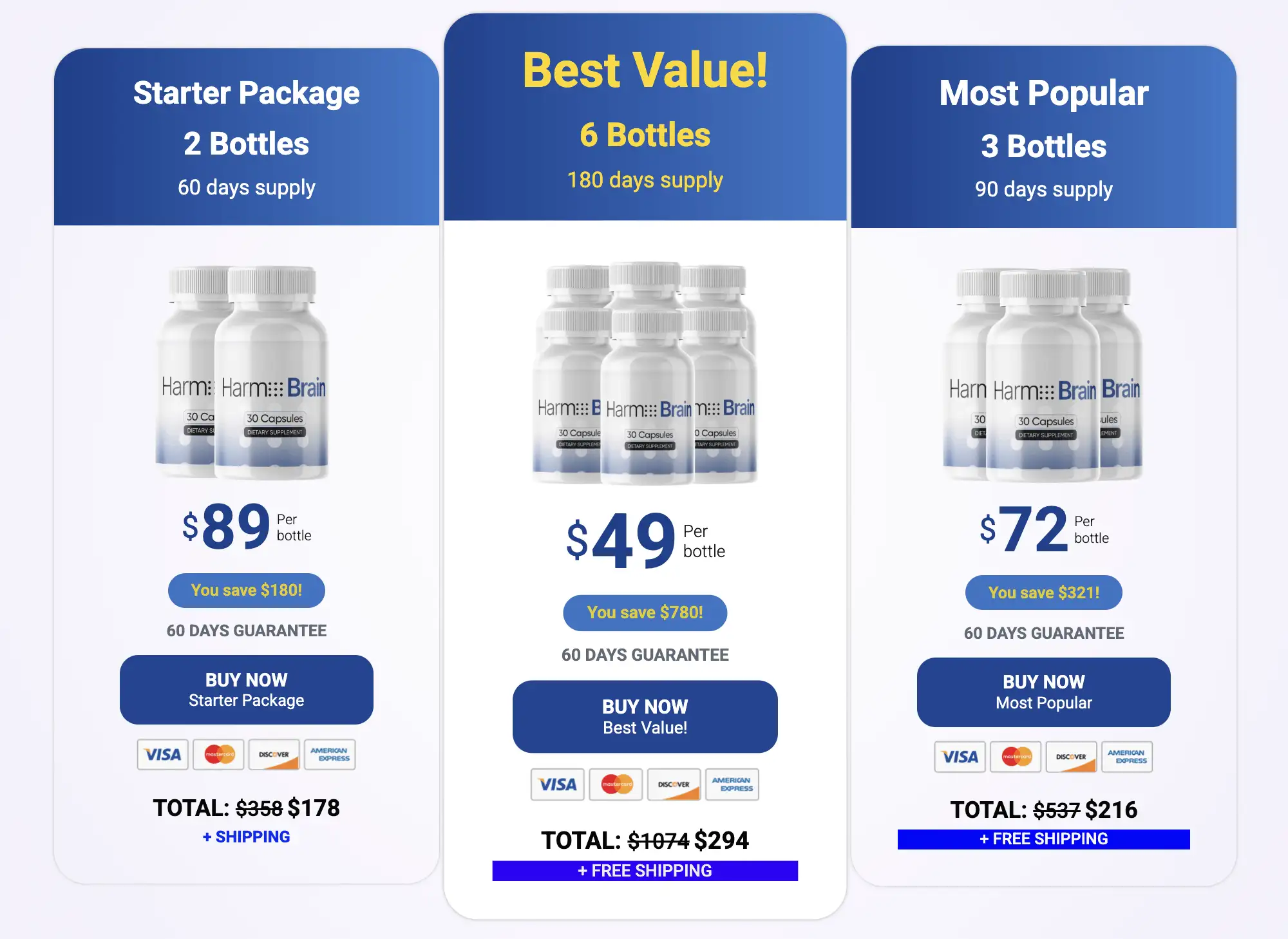 Harmo Brain Price Packages